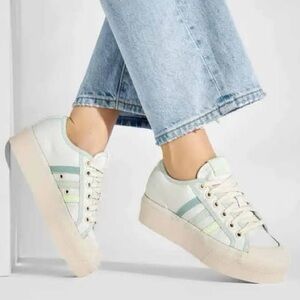 Adidas Nizza Platform Parley Almost Lime Sneakers - size 7